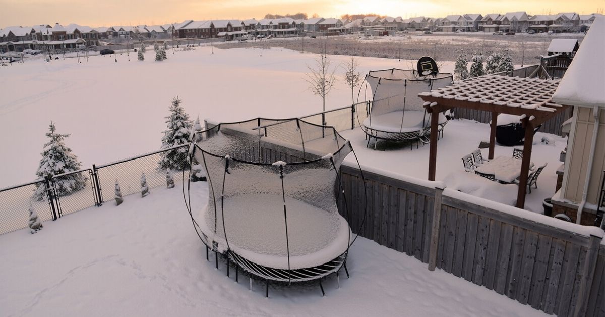 howto winterize a trampoline