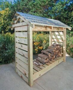 firewood- rack -outdoor